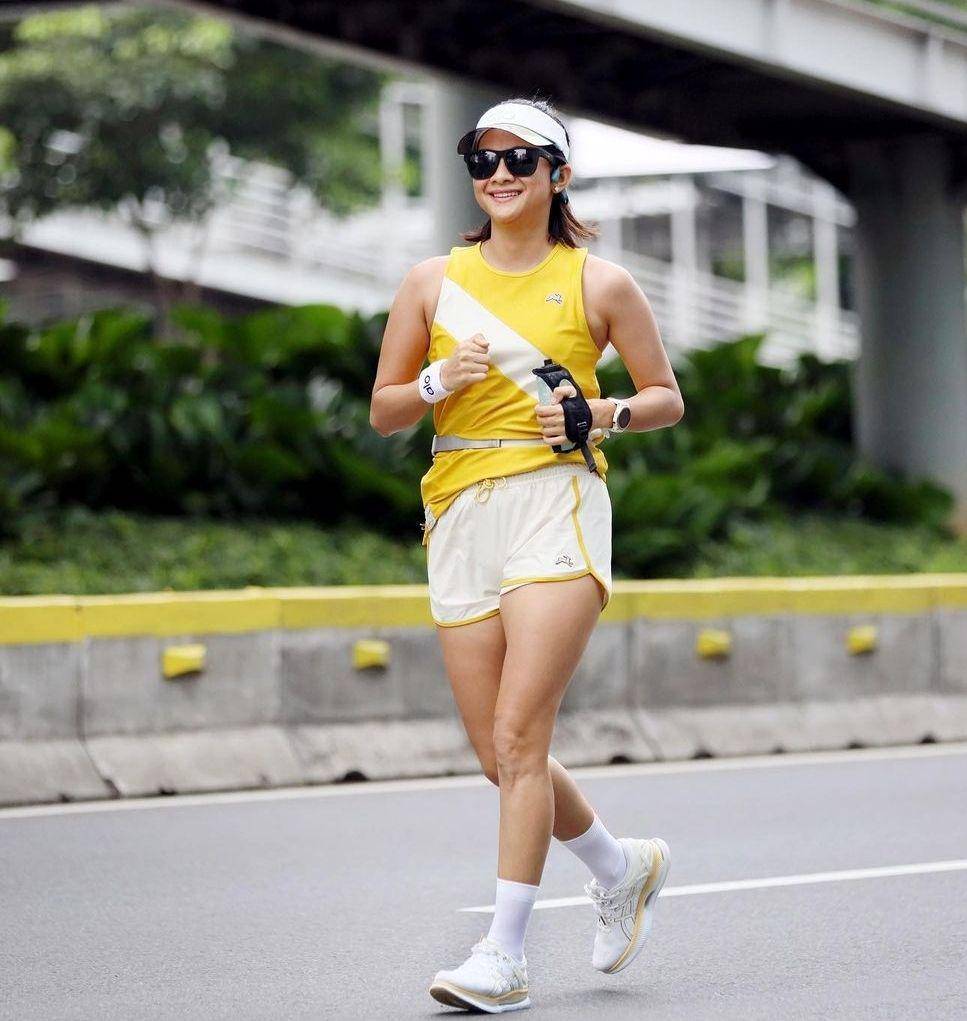 Rini Yulianti saat berolahraga (instagram.com/riniyulianti)