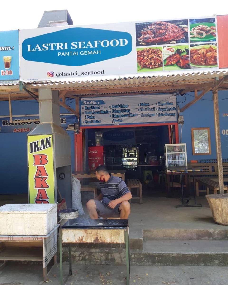 Lokasi warung. (Instagram/lastri_seafood)