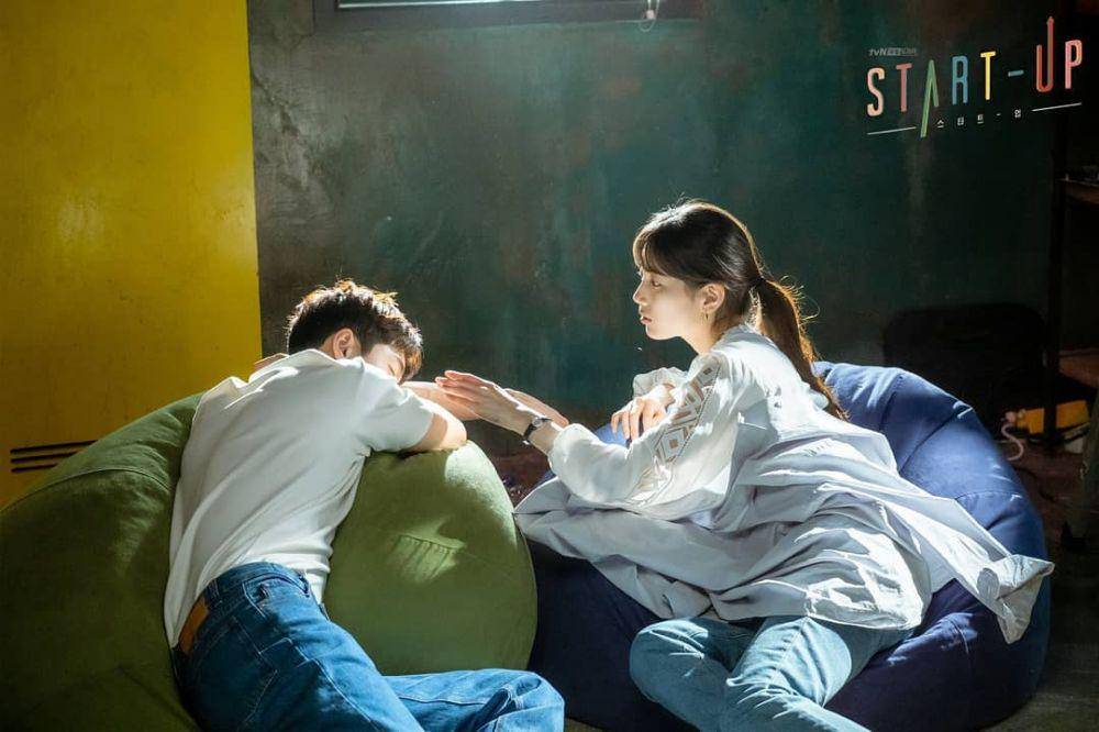 Suzy dan Nam Joo Hyuk di drama Start Up (instagram.com/tvn_startup)