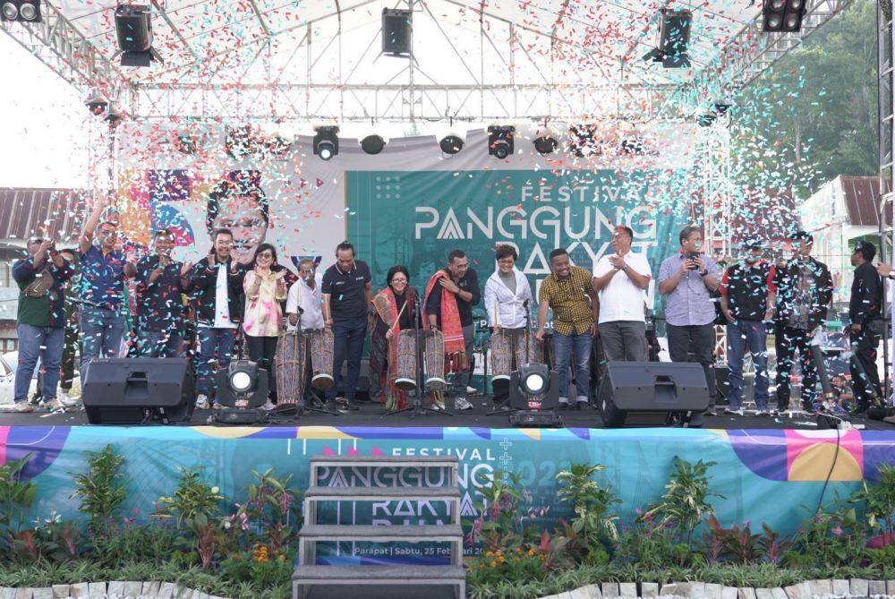 Pembukaan Festival Panggung Rakyat BUMN di Tapanuli Selatan (Dok. Pegadaian)