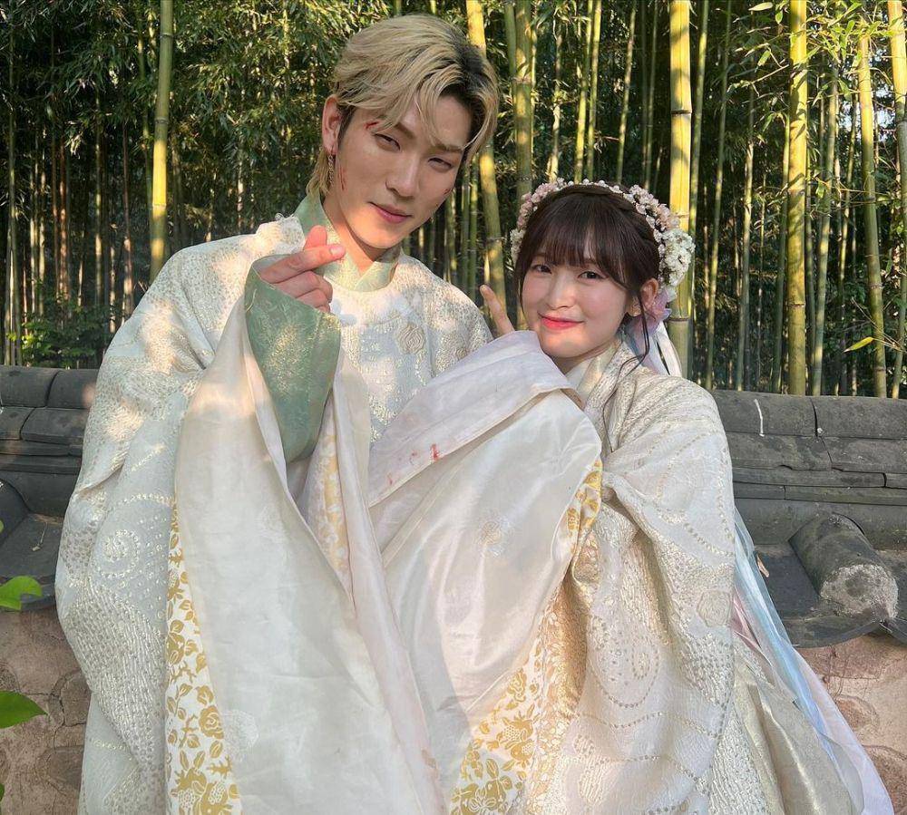 Yoo In Soo dan Arin dibalik layar drama Alchemy of Souls (instagram.com/k.a_innsoo)