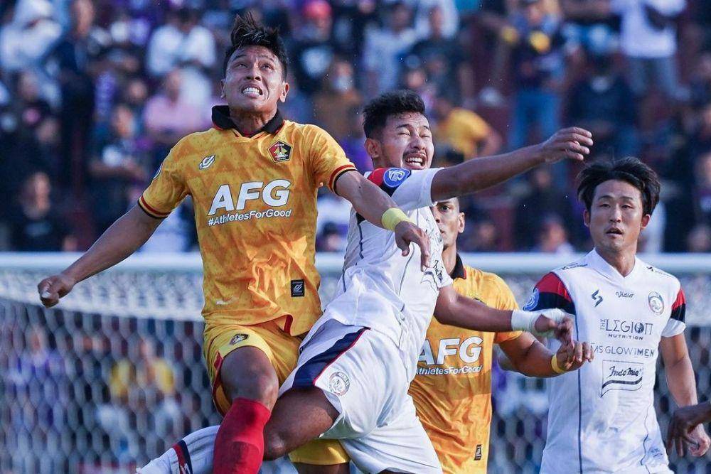 Arema FC saat menghadapi Persik Kediri di putaran pertama Liga 1 2022/2023. (instagram.com/aremafcofficial)