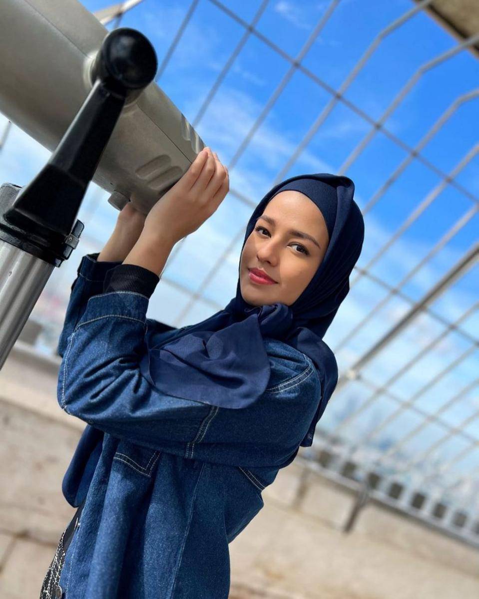 potret Susan Sameh tampil berhijab (instagram.com/susansameh)