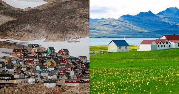 Potret Greenland (kiri) dan Iceland (kanan) (unsplash.com/anniespratt | unsplash.com/jayworks)