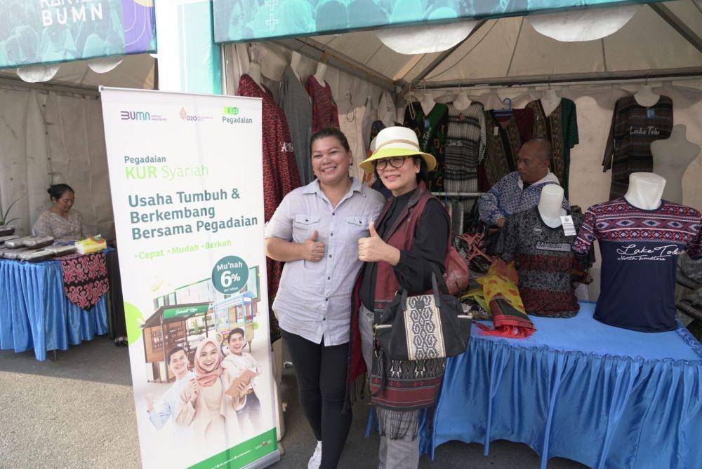 Para UMKM di Festival Panggung Rakyat BUMN (Dok. Pegadaian)