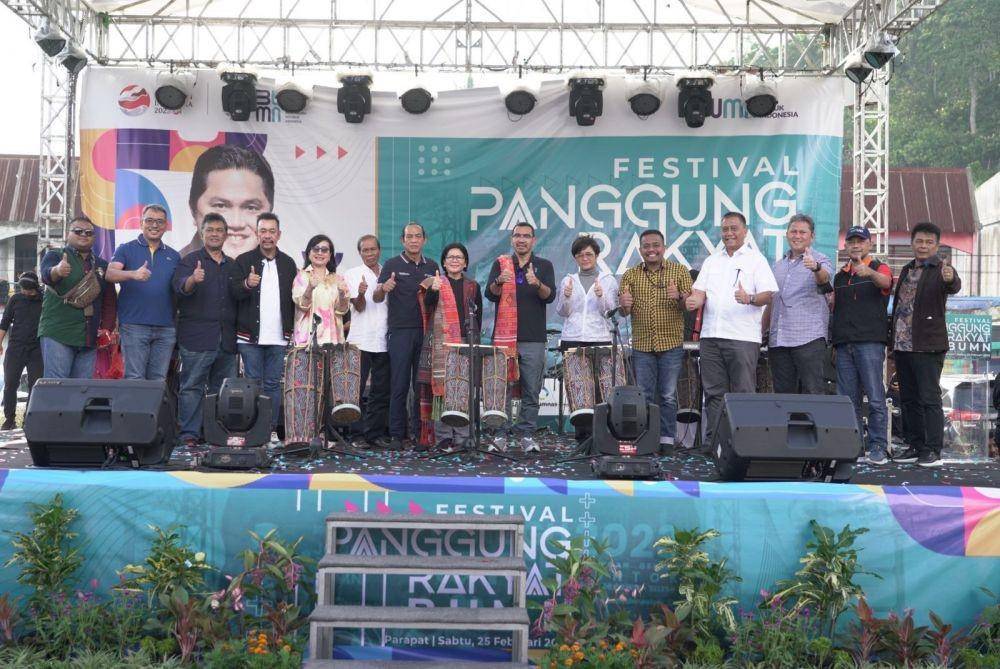 Festival Panggung Rakyat BUMN di Tapanuli Selatan (Dok. Pegadaian)