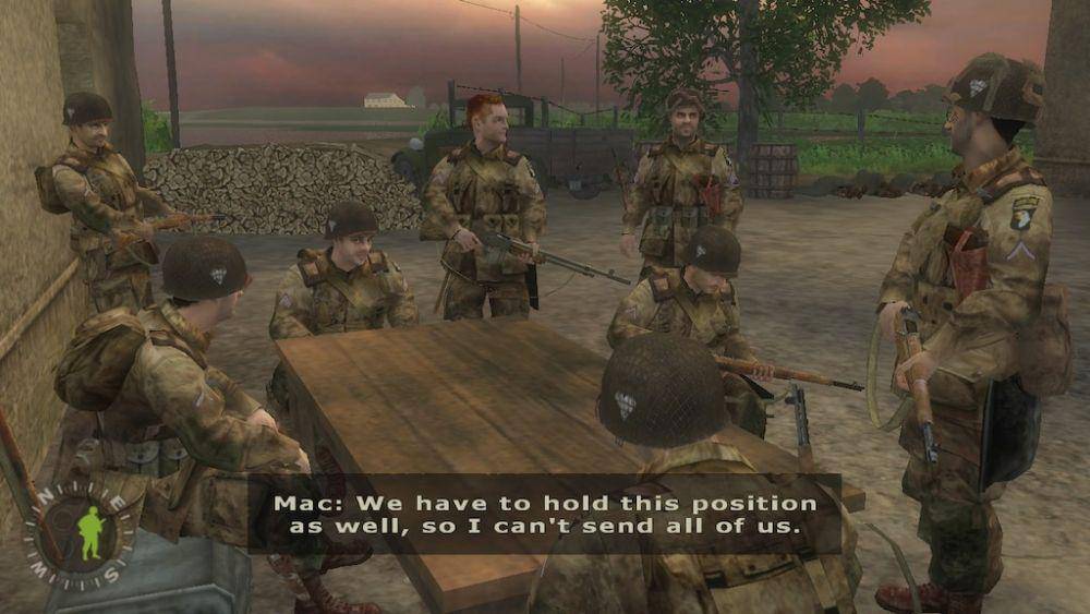 cutscene  Brothers in Arms: Road to Hill 30 (dok. Gearbox Software/Brothers in Arms: Road to Hill 30)