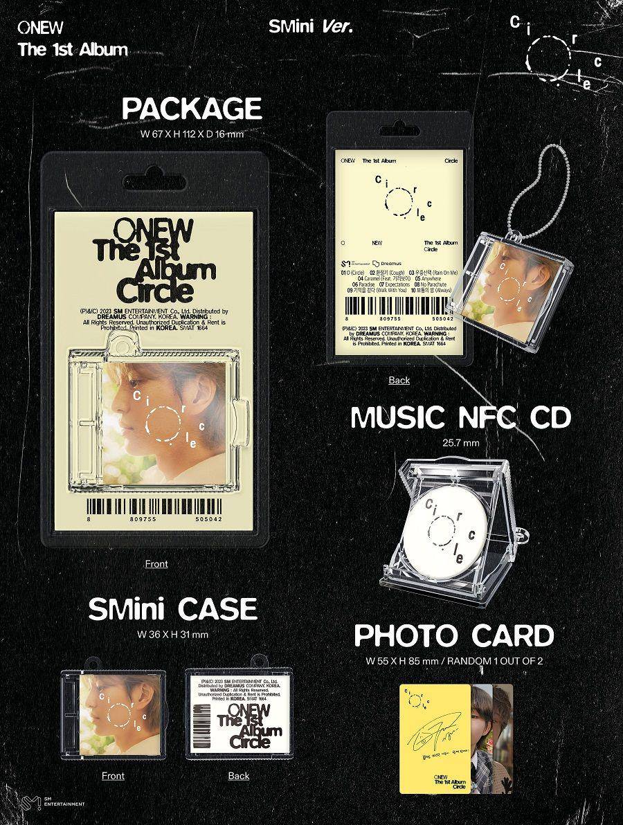 potret album fisik "Circle" milik Onew SHINee versi SMini (twitter.com/SHINee)