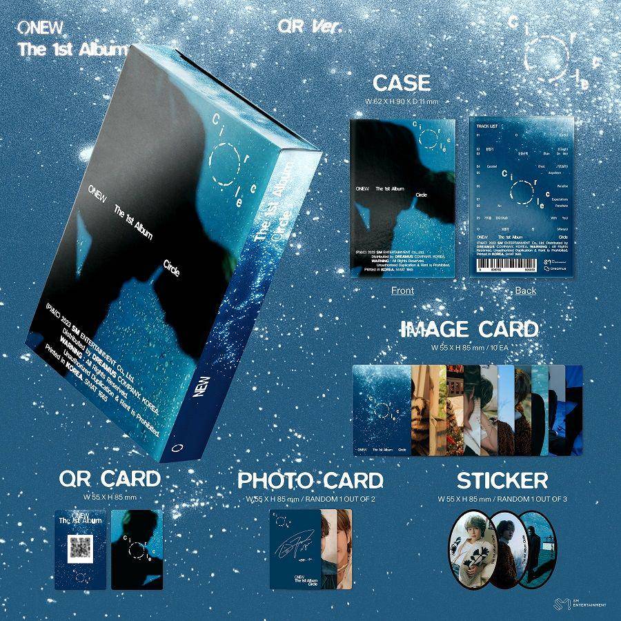 potret album fisik "Circle" milik Onew SHINee versi QR (twitter.com/SHINee)