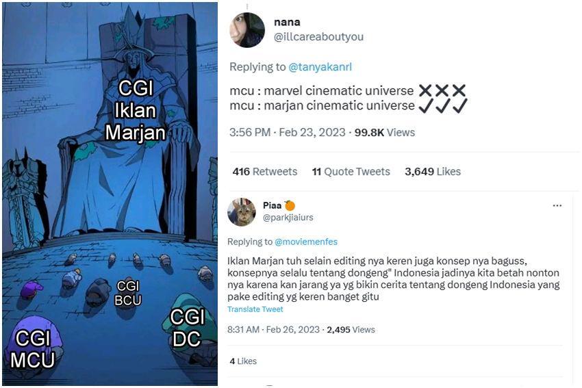 10 Reaksi Netizen Twitter soal Iklan Marjan Terbaru!