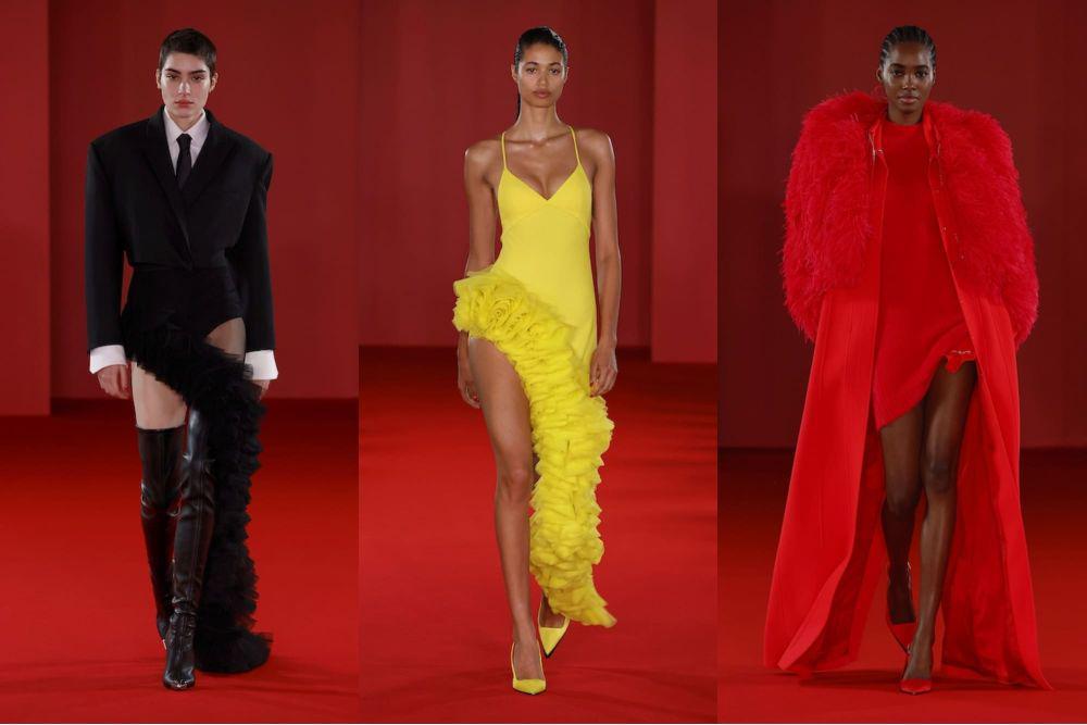 12 Koleksi David Koma di London Fashion Week 2023, Glamor Era '20-an!