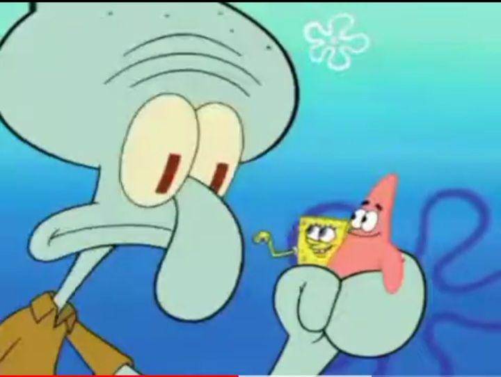 Squidward jadi raksasa (dok.Nickelodeon/SpongeBob SquarePants)