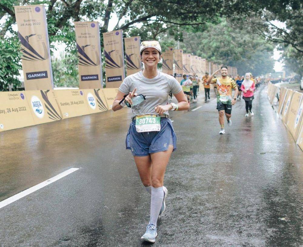 Rini Yulianti saat berolahraga (instagram.com/riniyulianti)