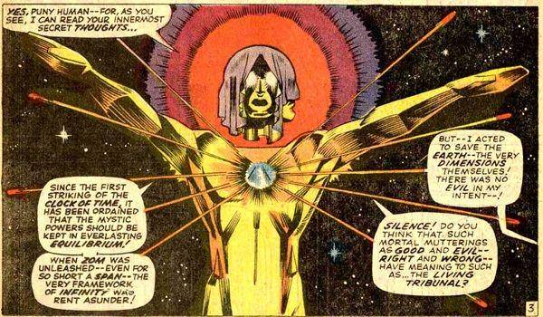 Living Tribunal (dok. Marvel Comics/Strange Tales)