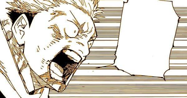 Yuji bertanya mengapa Sukuna sering membuat orang lain menderita ( Dok. Shueisha / Jujutsu Kaisen )