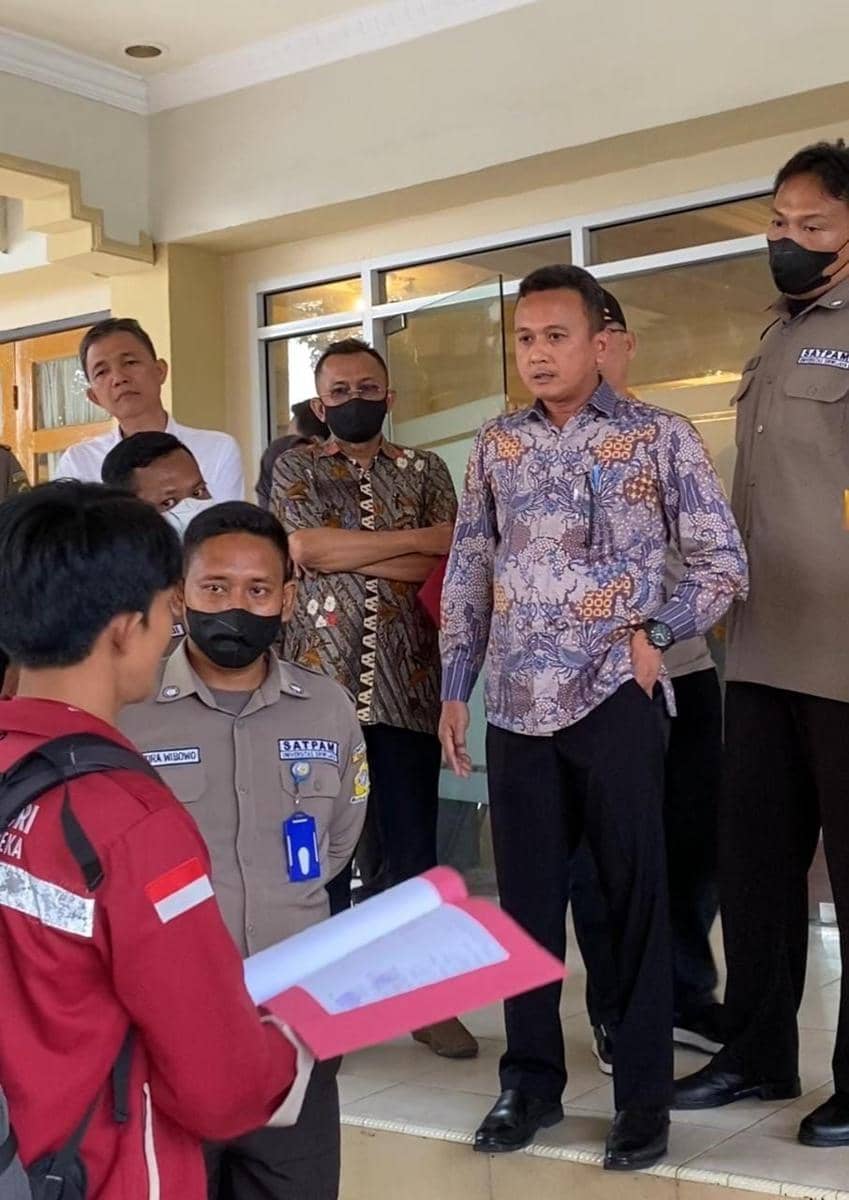 (Mahasiswa UNSRI saat menemui WR III) IDN Times/Istimewa