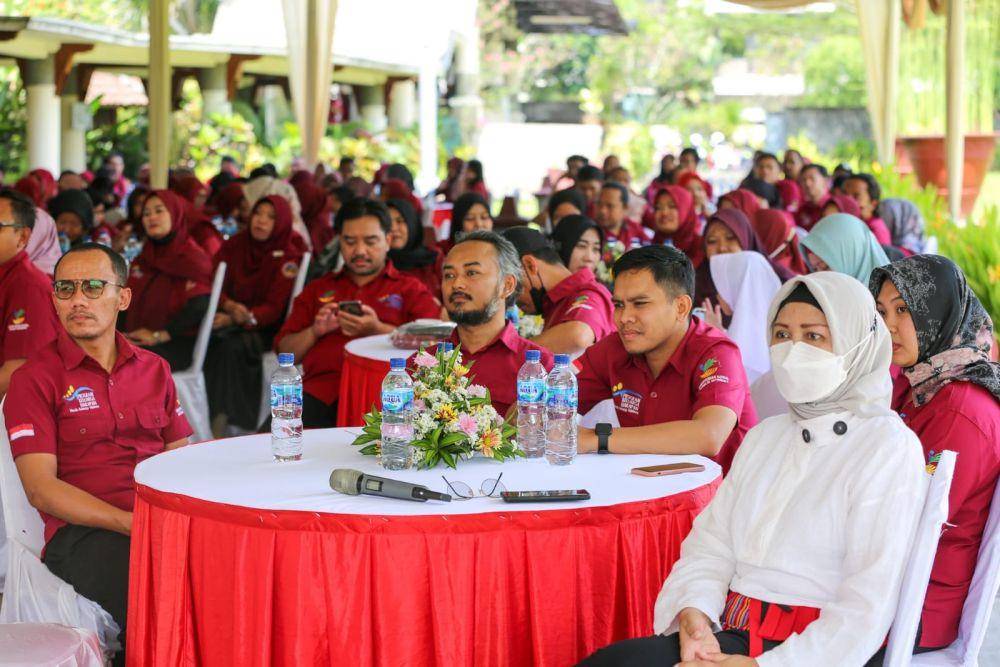 Konsolidasi PKH Tahun 2023 bersama SDM PKH Kota Malang, Kabupaten Malang, dan Kabupaten Batu di Kota Malang. (Dok. Kemensos)