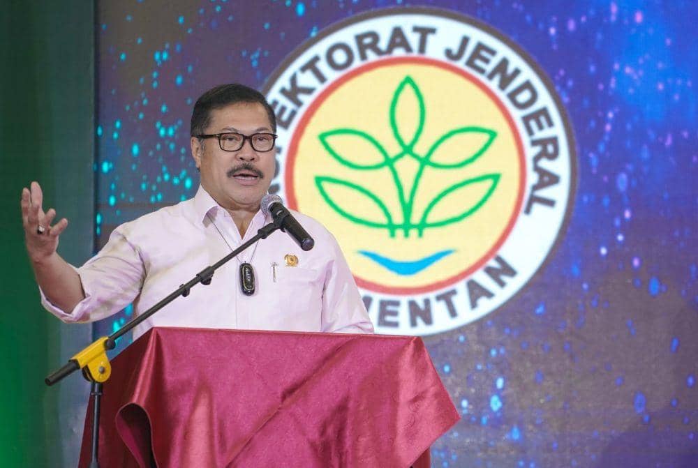 Rakor Pengawasan dan Pengendalian Alih Fungsi Lahan Pertanian, Senin (27/2/2023) di Hotel Eastparc, Yogyakarta. (Dok. Humas Pemda DIY)