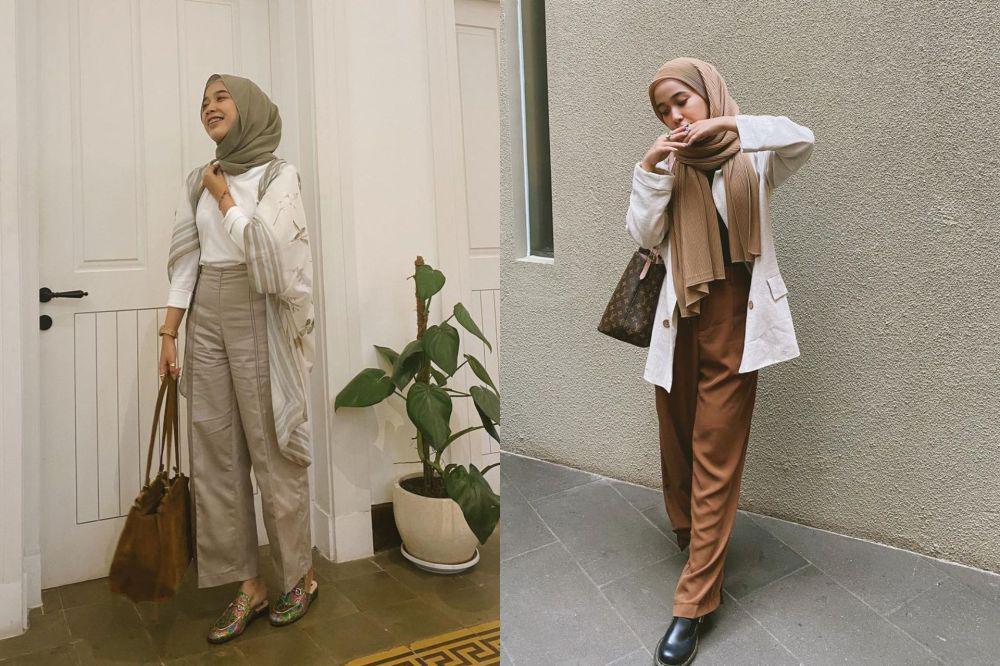 10 Referensi Outfit Earth Tone ala Indy Ratna Pratiwi, Effortless!