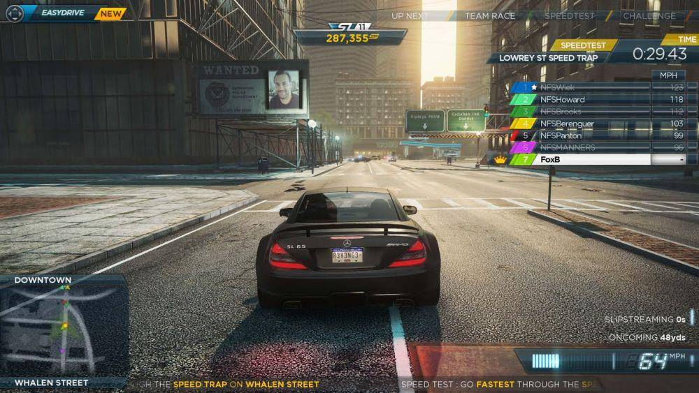 gameplay Need for Speed: Most Wanted (dok. Criterion Games/Need for Speed: Most Wanted)