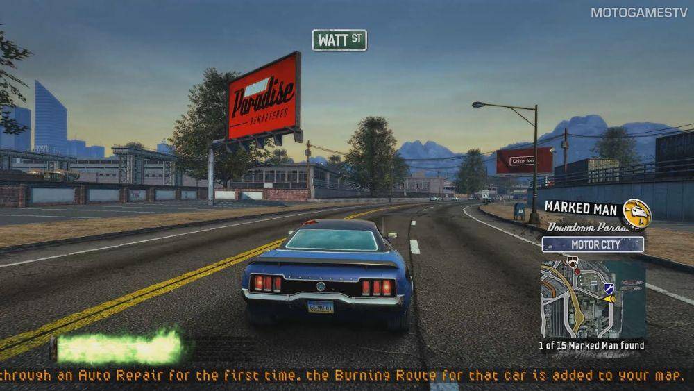 gameplay Burnout Paradise (dok. Criterion Games/Burnout Paradise)