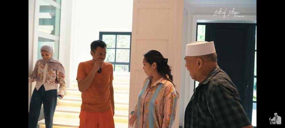 momen seru Latief Sitepu kunjungi rumah Raffi Ahmad. (youtube.com/Latief Sitepu Channel)
