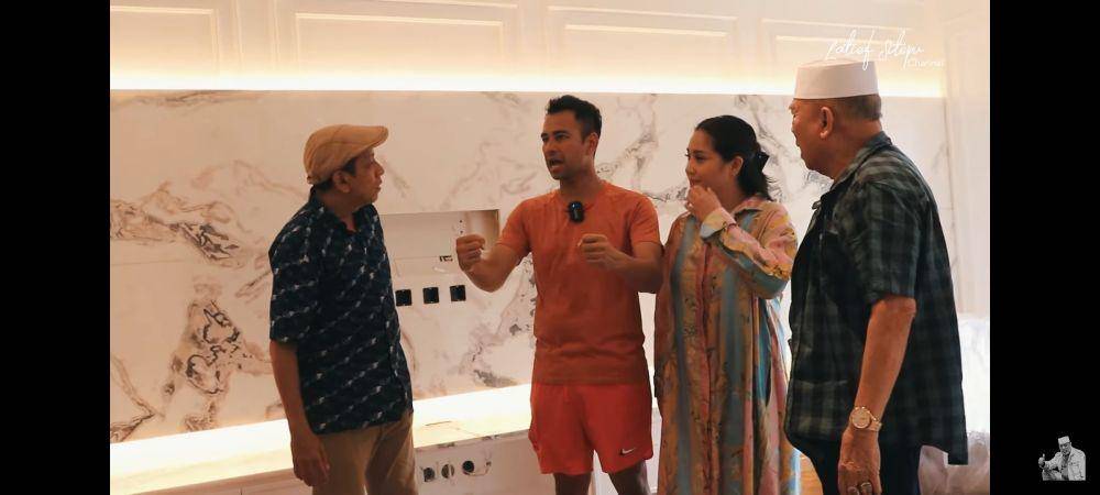 momen seru Latief Sitepu kunjungi rumah Raffi Ahmad. (youtube.com/Latief Sitepu Channel)