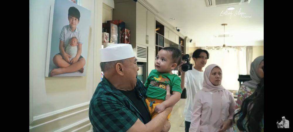 momen seru Latief Sitepu kunjungi rumah Raffi Ahmad. (youtube.com/Latief Sitepu Channel)