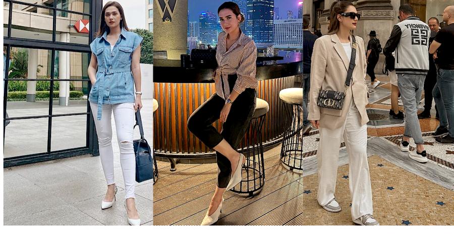 10 Ide Office Look Ala Mayang Yudittia. Semi formal yang elegan!