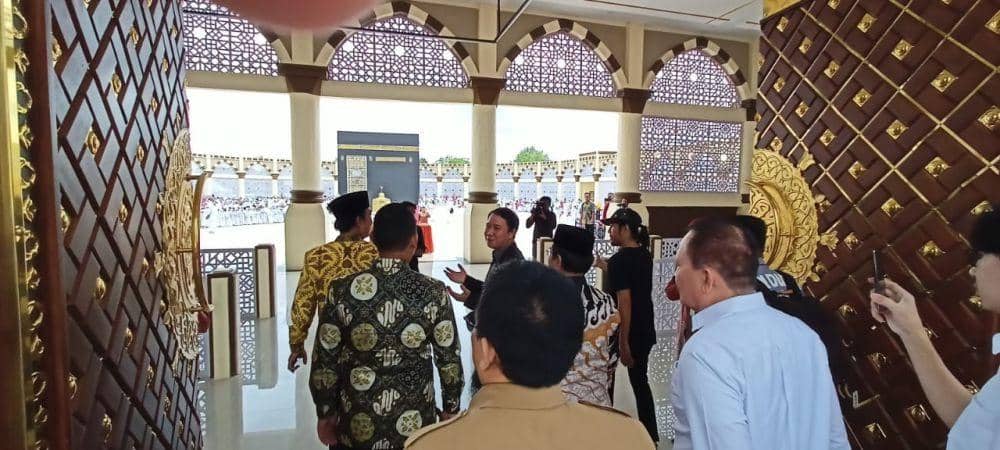 Kemenag meresmikan fasilitas sarana manasik di Asrama Haji Sudiang Makassar. Jadi fasilitas terbesar di Indonesia Timur. (Dok. Humas Kemenag Sulsel)