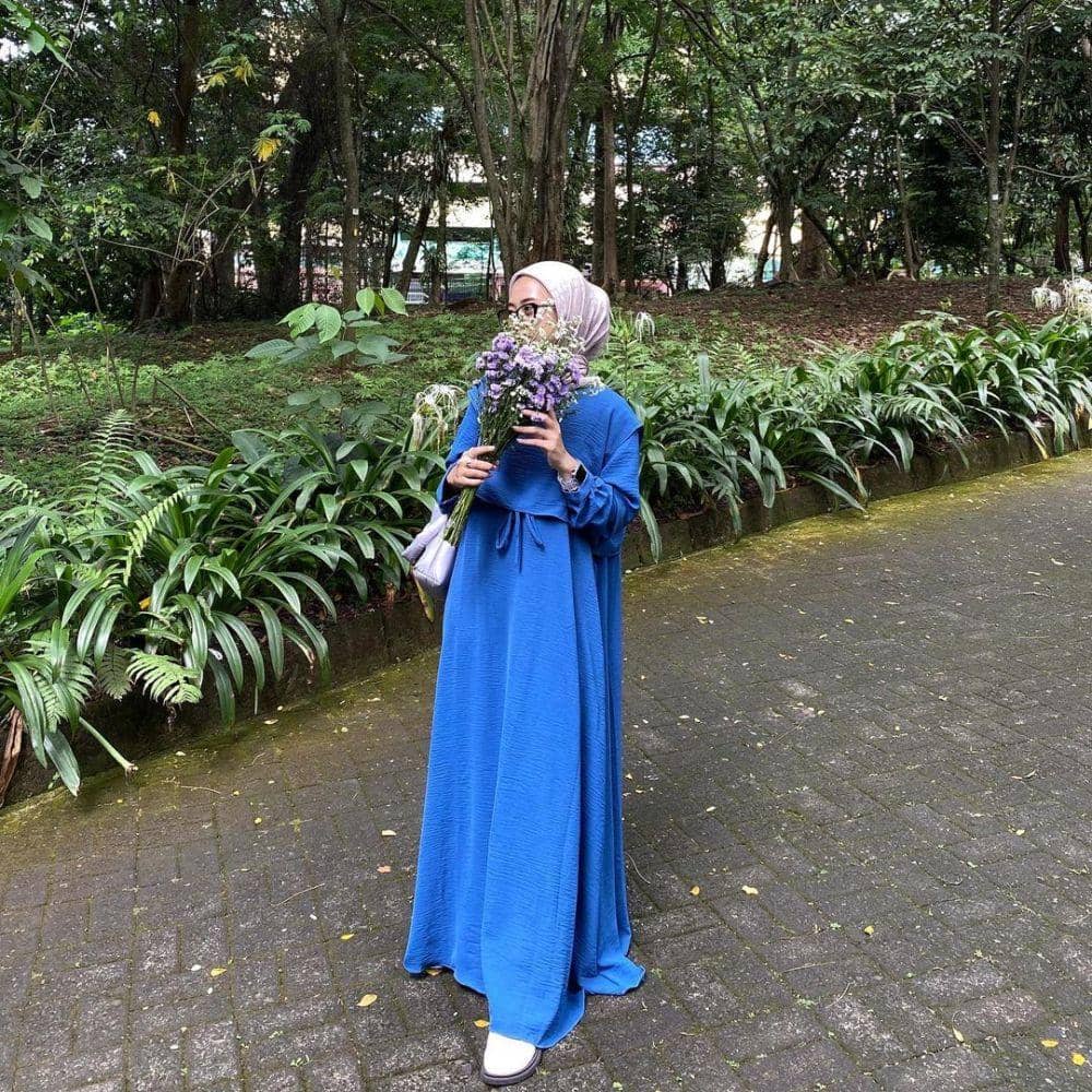 Padanan baju kondangan hijab colorful ala Ayu Fuziyanti (instagram.com/ayufuziyantii)
