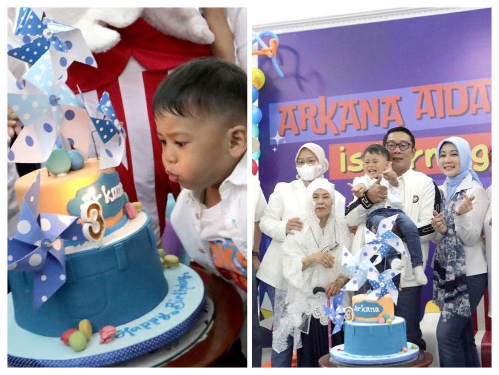 9 Momen Meriah Ulang Tahun Arkana, Anak Angkat Ridwan Kamil
