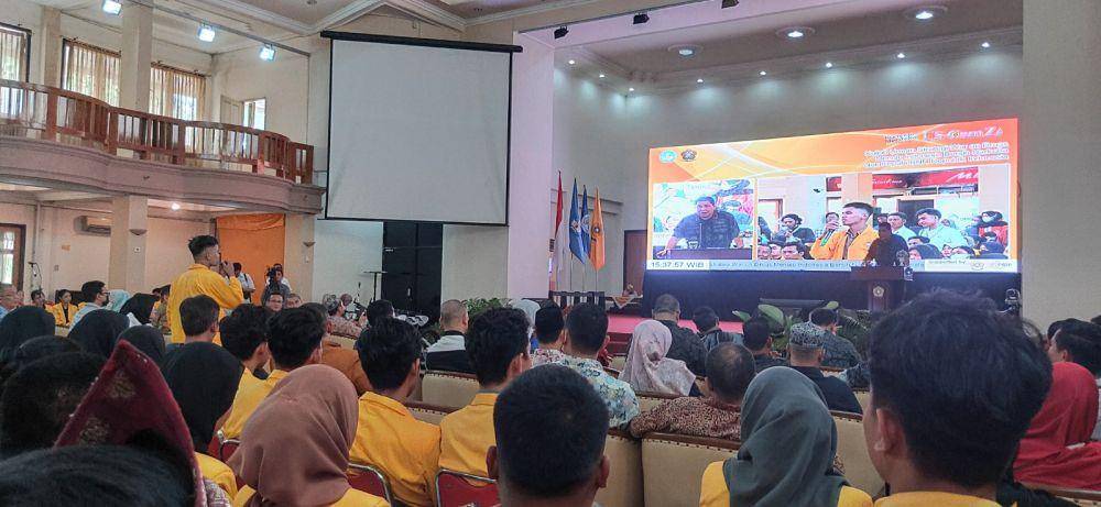 Dialog Kepala BNN RI bersama mahasiswa di kampus Unsri Palembang (Dok: istimewa)