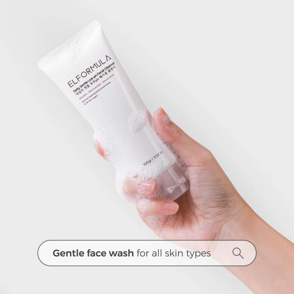 Elformula Daily Low Gentle pH Facial Cleanser (instagram.com/elformula.id)