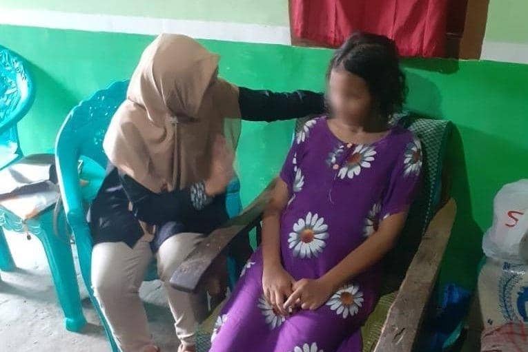 Kemensos beri pendampingan pada korban kekerasan anak. (dok. Kemensos)
