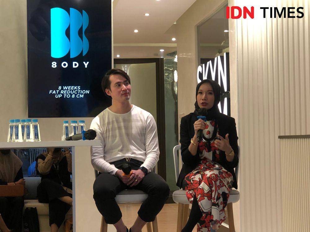 Acara media soiree yang diadakan oleh SKYN di SKYN Gym Jakarta Selatan pada Rabu (01/03/2023). (IDN Times/Nisa Zarawaki)
