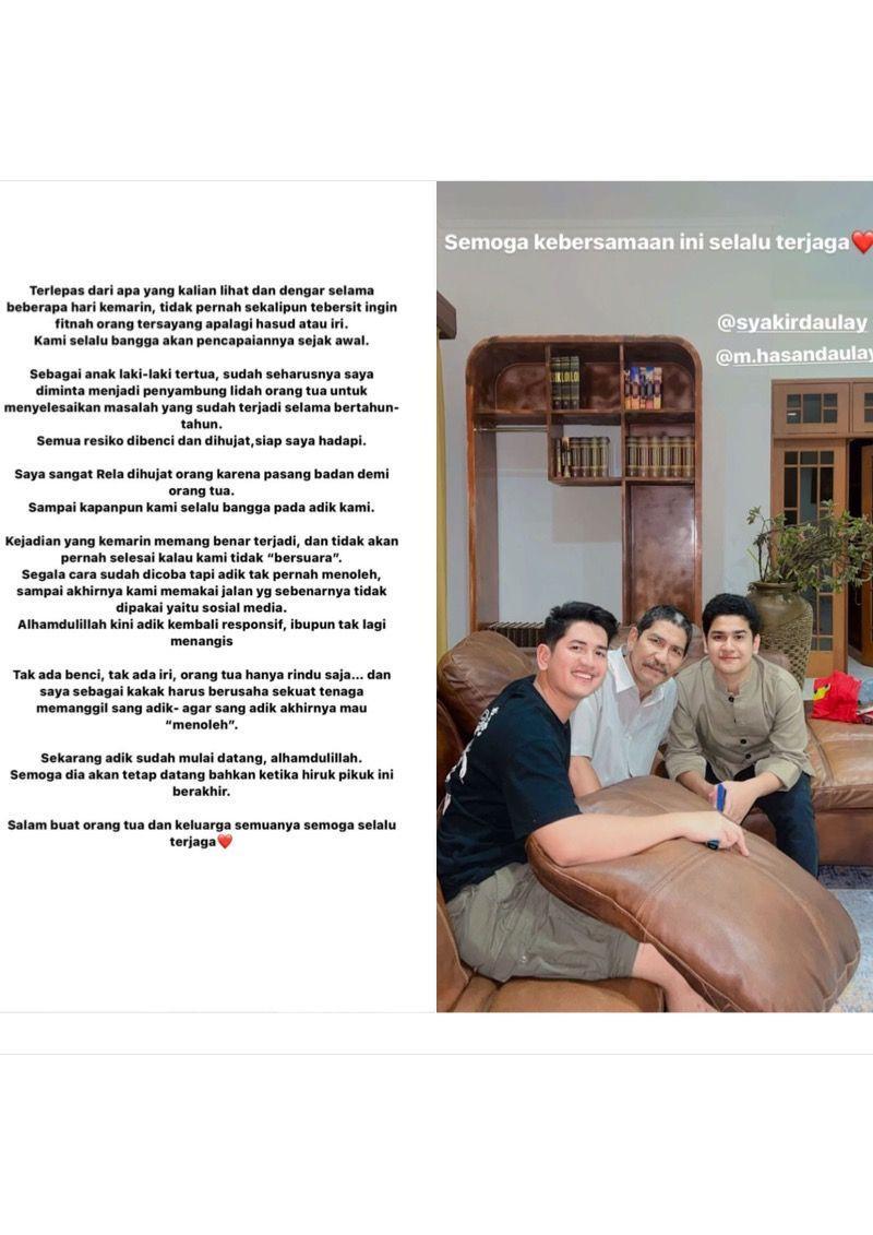 Sedang Disorot, 10 Momen Syakir Daulay dan Keluarga Sejak Kecil