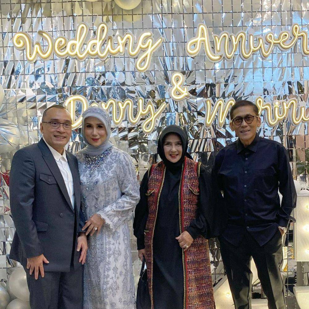 potret perayaan anniversary pernikahan Marini Zumarnis (instagram.com/yatioctaviapangky)