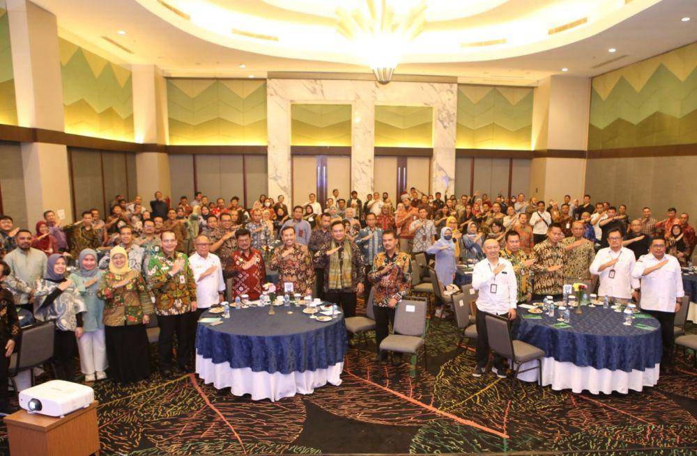 Rapat Koordinasi Pengelolaan dan Pengawasan Pupuk Bersubsidi Tahun 2023 di Bogor, Rabu, 1 Maret 2023 (Dok. Kementan)