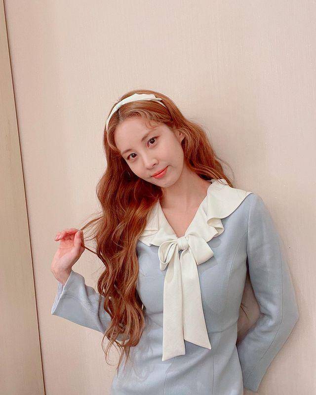 hairstyle rambut panjang ala Seohyun SNSD (instagram.com/seojuhyun_s)