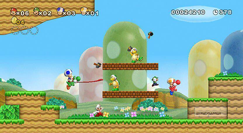 gameplay New Super Mario Bros. Wii (dok. Nintendo/New Super Mario Bros. Wii)