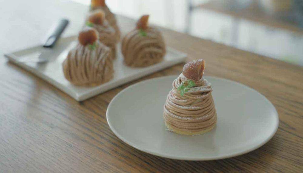 ilustrasi mont blanc dessert (youtube.com/Emojoie)
