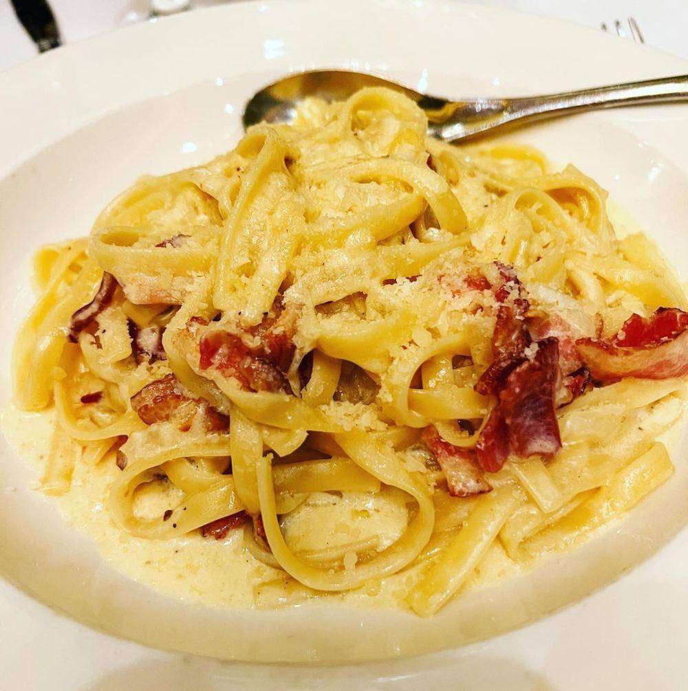 Ilustrasi fettuccine carbonara ala Pizza Hut (instagram.com/ilove914food)