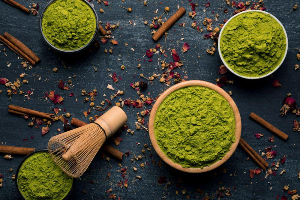 ilustrasi bubuk matcha (freepik.com/freepik)
