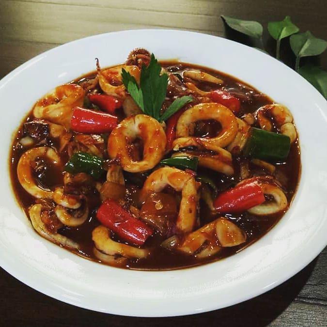 Resep Cumi Masak Pedas ala Thai, Pakai Bumbu Rumahan