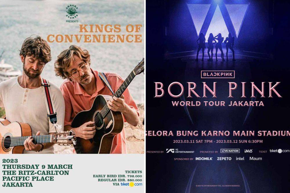 Kings of Convenience dan BLACKPINK (instagram.com/aksararecords | instagram.com/ime_indonesia)