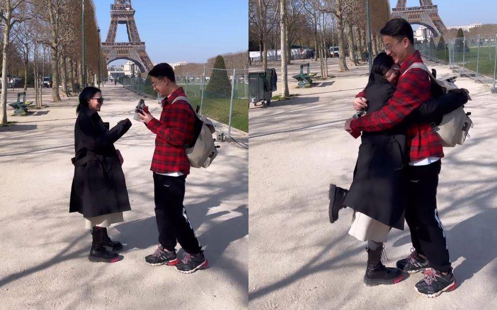 Max Adam melamar Wika Salim di Paris (instagram.com/wikasalim)