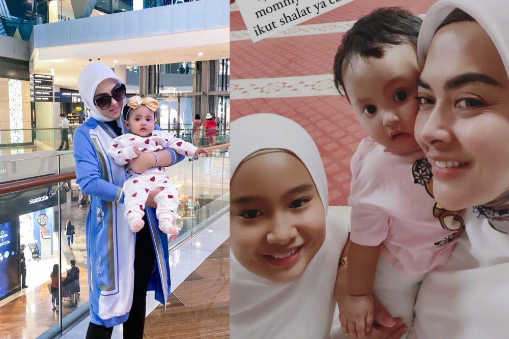 10 Momen Keluarga Aisyahrani ke Singapura, Perdana Ajak Baby Maryam!