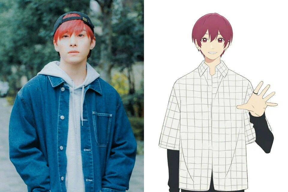 Takumi Kawanishi sebagai Souma Shiki (dok. TV Tokyo/Cool Doji Danshi) | visual Souma Shiki dalam manga Cool Doji Danshi (dok. SQUARE ENIX/Cool Doji Danshi)