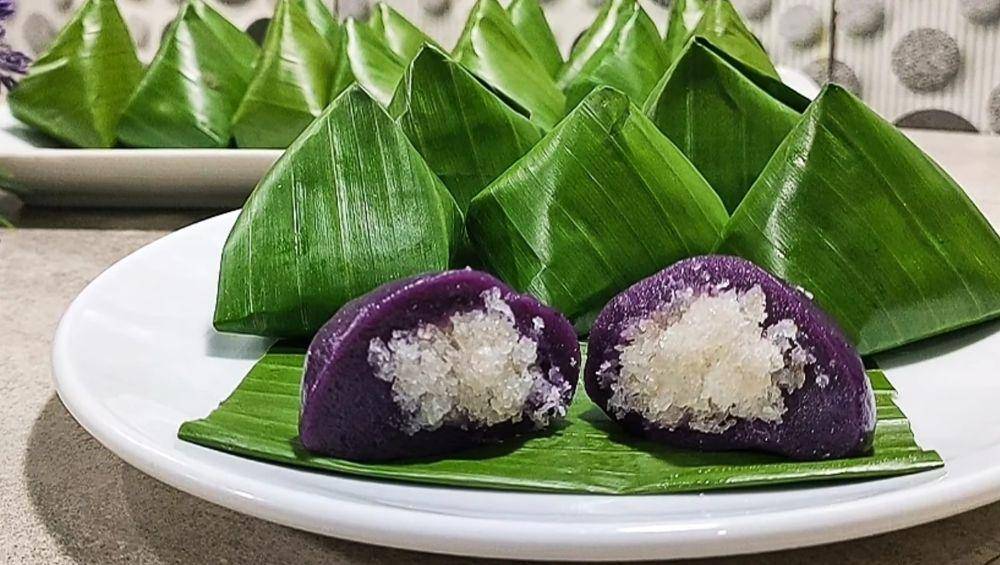 kue bugis ubi ungu (YouTube.com/Dapur Bunda Lidia)